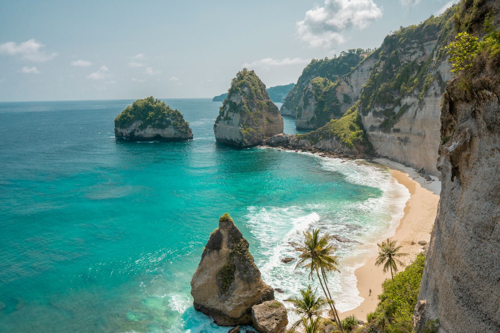 Private Bali tour landscape with ocean and cliffs